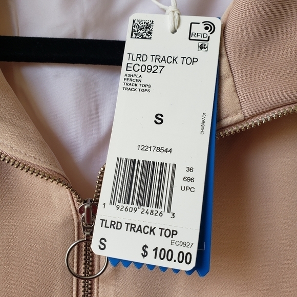 ADIDAS 3-Stripes Blush Pink Track Jacket - Picture 8 of 9